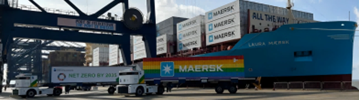 Westwell\'s first batch of Q-Trucks arrives at Port of Felixstowe, the largest container port in UK